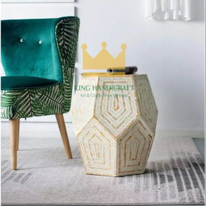 Mesa auxiliar con incrustaciones de fregona hecha a mano personalizada-muebles decorativos elegantes para el hogar al por mayor - Product Image 1