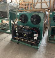 Unité de condensation à économie d'énergie Compresseur semi-hermétique à piston Compresseur à haut débit d'air Ventilateur axial pour chambres froides Commerciales