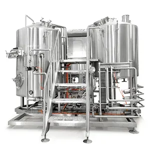 Küçük boyutlu bira mayalama ekipmanı tesisi 300L Mini bira ekipmanları