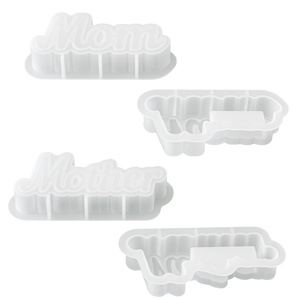 YS Letter Shape Vase Plaster Silicone Mold DIY English Alphabet Desktop Ornament Resin Molds Candle Aroma Gypsum <strong>Container</strong> Mold - Product Image 5