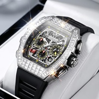 Montre mécanique de luxe ONOLA Diamond ON6826F pour homme, multifonction, sportive, étanche, lumineuse, décontractée, montre-bracelet