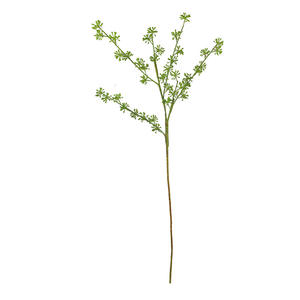 Modelo de fruta salvaje japonesa, arreglo de flores artificiales de eucalipto, rama larga, semilla de arroz de Milán para graduación de Navidad suave - Product Image 6