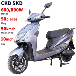 Scooters Eléctricos de Aluminio CKD SKD de 10 Pulgadas, Venta al Por Mayor, GPS, 600/800W, Velocidad 50km/h, Motocicleta China para Adultos con Pedales, Motor sin Escobillas - Product Image 1