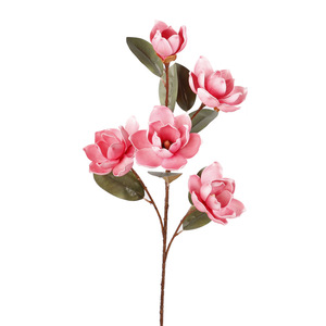 Flor Artificial de Magnolia de 5 Cabezas Eva, 97 cm de Altura, Simulación Realista, Decoración para el Hogar, Decoración de Interiores para la Entrada - Product Image 4