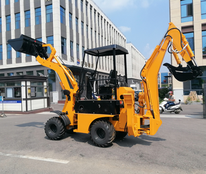 Moteur diesel 30HP 50HP à usage agricole Mini pelle rétrocaveuse tracteur chargeuse sur pneus à vendre - Product Image 5