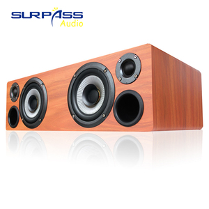 AH90 Draagbaar Home Theater Audio Systeem van Hout, 90W Krachtig Achtergrondmuzieksysteem met Actieve Subwoofer - Product Image 4