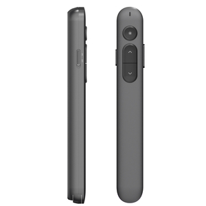 Presentador Láser Verde Inalámbrico OEM al por Mayor de Fábrica N91 con Logotipo Personalizado, Receptor Dual <span class=keywords><strong>USB</strong></span> Tipo-C, Control Remoto de Presentación de 100M - Product Image 2