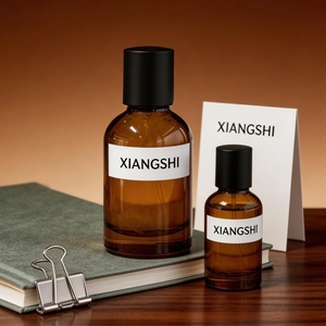 Boîte personnalisée avec logo, flacon de parfum de 30 ml, couleur ambre clair, flacon de parfum en verre à sertir de 50 ml, 100 ml - Product Image 5