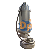 Pompa pasir baja tahan karat 20HP celup limbah pompa Submersible 7.5kw