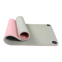 Tapis de yoga pliable antidérapant en TPE de qualité supérieure avec trous de suspension, logo personnalisé disponible pour la pratique du Pilates, du fitness et du yoga