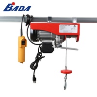 Palans électriques neufs certifiés ETL BADA PA500B 500 lb/1100 lb 120 V avec télécommande et câble métallique