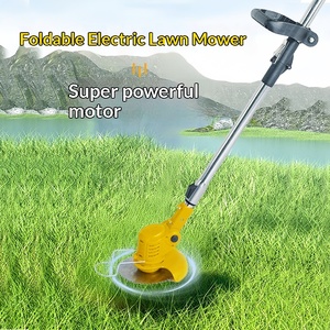 Coupe-herbe pliable sans fil 21V alimenté par <span class=keywords><strong>batterie</strong></span> au lithium, autres outils de jardin, <span class=keywords><strong>tondeuse</strong></span> <span class=keywords><strong>à</strong></span> <span class=keywords><strong>gazon</strong></span> électrique portative, débroussailleuse - Product Image 2