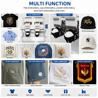 Machine à broder informatisée de haute précision pour la production de broderies de logos sur t-shirts, casquettes et uniformes