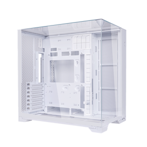 Boîtier PC compact LIAN LI O11 VISION, tour moyenne, compatible M-ATX/ATX/Mini-ITX, support de carte graphique en acier de 408 mm, côté ouvert - Product Image 1