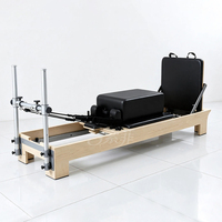 Machine de Pilates durable en bois d'érable avec tour, portable et réglable, idéale pour les studios de Pilates et la remise en forme à domicile