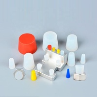 Bouchon en silicone conique résistant aux hautes températures Bouchon en caoutchouc solide industriel Caractéristiques anti-pollution Caoutchouc de pulvérisation en plastique
