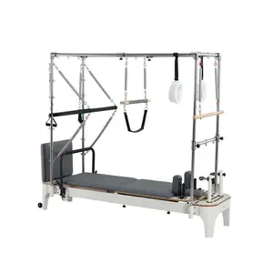Barra scorrevole attrezzature Fitness cinghie trapezio macchina in alluminio Pilates Reformer con torre