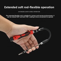 Kit de réparation de téléphone portable et d'horloges, 138-en-1, en acier au chrome-vanadium CRV, avec tournevis magnétique isolé, en plastique
