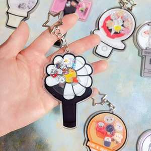 สินค้าขายส่งเคป๊อป Sk Twice Gd Exo พว<span class=keywords><strong>ง</strong></span>กุญแจอะ<span class=keywords><strong>ค</strong></span>ริลิ<span class=keywords><strong>ค</strong></span>รูปไฟแช็กการ์ตูนสอ<span class=keywords><strong>ง</strong></span>ด้านแบบเขย่า มีขอ<span class=keywords><strong>ง</strong></span>สะสมจำนวนมาก - Product Image 2