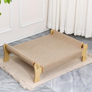 Hamac-lit pour <span class=keywords><strong>chat</strong></span> en bois avec griffoir, très populaire |   Chaise longue de grande taille résistante <span class=keywords><strong>à</strong></span> l'usure, pour toutes les saisons, intérieur/extérieur, canapé universel - Product Image 5