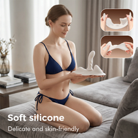 Tragbarer Slip-Einsatz Vibrator Klitoris-Stimulator Wasserdichtes Silikon Erwachsenen-Spielzeug für Frauen