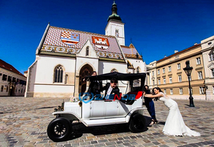 Coche Eléctrico Clásico Blanco Vintage para Bodas y Turismo, Nueva Versión Personalizada, Gran Venta - Product Image 6