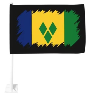 Drapeaux de Voiture Petits pour les Îles Vierges, Personnalisables, Cadeaux Personnalisés, Extérieur, Procession, <span class=keywords><strong>Voyage</strong></span>, 30x45cm, Sur Mesure - Product Image 2
