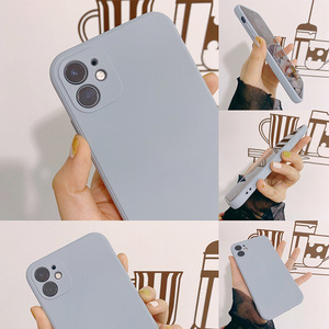 เคสโทรศัพท์แบบเต็มขอบ ป้องกันแรงกระแทก ผลิต<span class=keywords><strong>จาก</strong></span>ซิลิโคนเหลวเนื้อแมตต์ สีพื้น ผลิตด้วยวิธีฉีดขึ้นรูป สำหรับรุ่น 11-17 Pro Max - Product Image 3