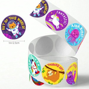 Autocollants de dessins animés <span class=keywords><strong>d</strong></span>'animaux pour les enfants, l'école, les enseignants, la salle de classe, la <span class=keywords><strong>d</strong></span>écoration de la maison, les projets <span class=keywords><strong>d</strong></span>'artisanat, les fêtes, les accessoires personnels - Product Image 4