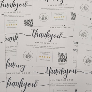 Custom Gepersonaliseerde Bedankkaart Met Logo Goedkope Afdrukken Dank U Kaartaankoop Voor Het Bedrijfsleven - Product Image 6