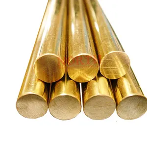 Barra cuadrada redonda de cobre sólido, resistente a la corrosión, C2100, C21000, CuZn5, CZ125, H95, venta al por mayor