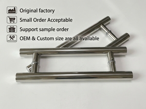 Poignée <span class=keywords><strong>de</strong></span> <span class=keywords><strong>porte</strong></span> en verre OEM/ODM, fabrication directe, en acier inoxydable, design moderne, pour maison, bureau, hôtel, <span class=keywords><strong>porte</strong></span> en bois ou en verre - Product Image 3