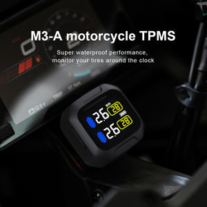 Moniteur TPMS sans fil de haute précision motos LCD affichage numérique moniteur de <span class=keywords><strong>pression</strong></span> des pneus alarme 5V détecteur externe 433.92MHz - Product Image 5