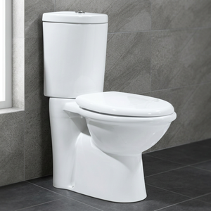Premium Two Piece White Designer WC Concealed Tank Dual Flush Toilet P Trap Hotel Villa Bathrooms S Trap Water Closet - Product Image 3