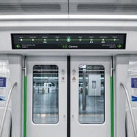 Écran LCD Barre Allongée 28,6 Pouces Géré à Distance par Cloud CMS, Android 13, 1920x540, 700 Nits, Écran Publicitaire Intelligent pour Bus