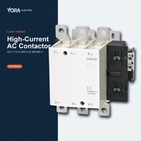 Kontaktor CJX2-F dengan Unit Penunda Waktu Pneumatik 115A-800A Aksesori Modular Timer Kontaktor untuk Pengaktifan Motor YORA 3P 4P