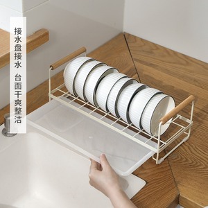 Dish Rack Kitchen Countertop Drain Rack With <b>Tray</b> Quick Dry Multi Purpose No Installation Required Rectangular - Product Image 4