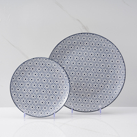 Vente en gros d'ensembles de table en céramique style design occidental comprenant des assiettes lavables au lave-vaisselle, des bols pour usage domestique hôtels restaurants durables