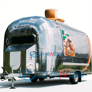 Электрический четырехколесный фудтрак/мобильная тележка для еды, идеально подходит для таких мест, как парки, кафе и уличные торговые палатки. - Product Image 4