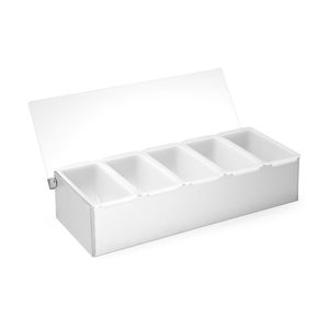 BarUp - Organizador de Condimentos de 5 Compartimentos, 375x140x90mm, para Servicio en Restaurantes y Hoteles - Product Image 1