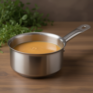 Chef Classic Straight <b>Saucepan</b> 1.5 Qt Stainless Steel For Sauces And Gravy - Product Image 3
