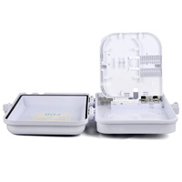 Boîtier de distribution optique 1x16 type cassette 16 cœurs SC, boîtier terminal d'accès FTTH noir/blanc