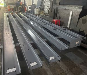 Poutre en H/ Poutre en I/ Structure en acier pour ascenseur du Vietnam pour système de structure d'ascenseur Épaisseur personnalisable, Installation facile - Product Image 2