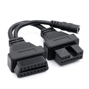 อะแดปเตอร์เชื่อมต่อ12Pin OBD2กับ OBD1ตัวเมียสายวินิจฉัยพร้อมปลั๊ก DC สำหรับมิตซูบิชิ - Product Image 5