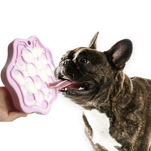 Mangkuk anjing silikon pemberi makan hewan peliharaan, alas Lick 2 dalam 1, mangkuk anjing silikon pemberi makan lambat - Product Image 3