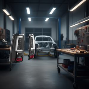 Ensemble de feux arrière à LED 2 pièces avec ampoules côté conducteur et passager Feu arrière de qualité supérieure - Product Image 2