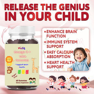 Gomitas Masticables Orgánicas <span class=keywords><strong>Omega</strong></span> <span class=keywords><strong>3</strong></span> de Marca Propia OEM <span class=keywords><strong>con</strong></span> Vitamina D3 <span class=keywords><strong>para</strong></span> Niños, <span class=keywords><strong>para</strong></span> Mejorar la Memoria, el Enfoque, el Estudio, la Salud Ocular y la Salud Nutricional - Product Image 3