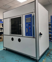 Probador de Inflamabilidad Vertical y Horizontal UL1581, Cámara de Prueba de Combustión de Cables Automática