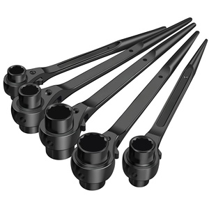 Llave de trinquete de cola de pico bidireccional, juego de llaves de vaso de doble uso para automóvil con diseño de paso rápido - Product Image 5