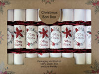 Craquelins de Noël de haute qualité pour l'intérieur, sans feux d'artifice, avec chapeau de fête et petits cadeaux, idéaux comme cadeaux de Noël
